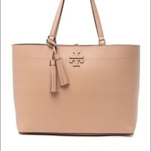 Tory Burch Mcgraw Tassel Shoulder Tote